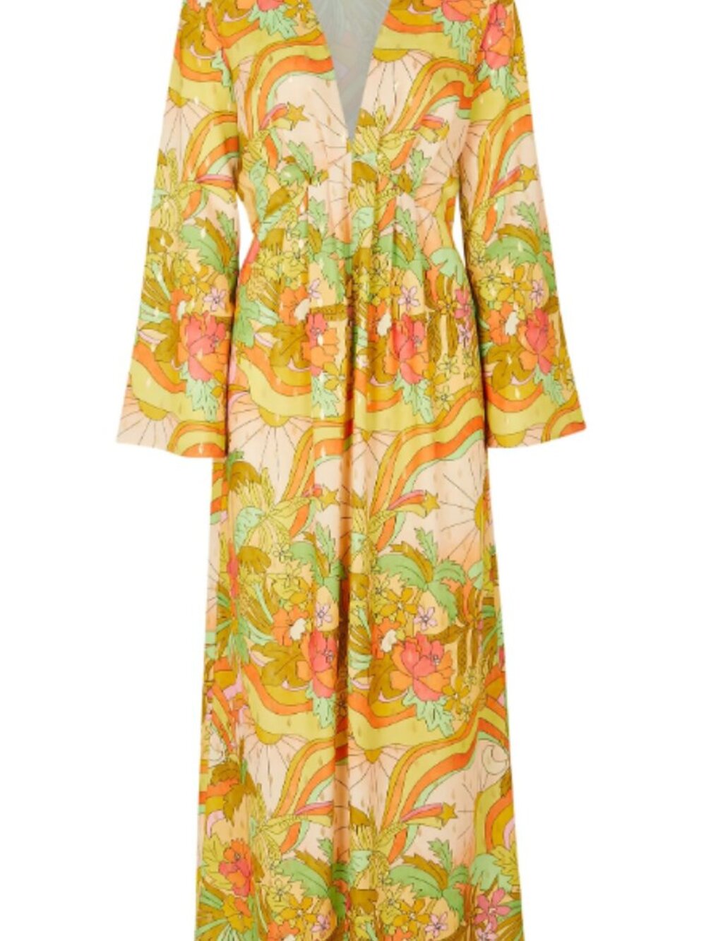 Never Fully Dressed Sunset Tropics Angie Dress US Size 8